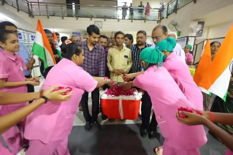 Jeevandeep Organ Donation Foundation Trust, four 'Jeevandeep' Roshans organ donation from newborn baby girl in Surat.