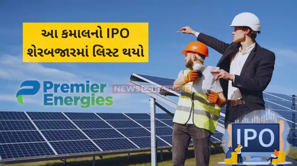 Premier Energies IPO Premier Energies shares debut with 120% premium over issue price
