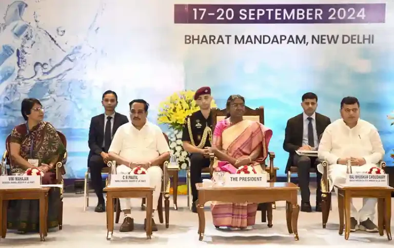 President Droupadi Murmu inaugurated the 8th India Water Week, President Droupadi Murmu inaugurated the 8th India Water Week,