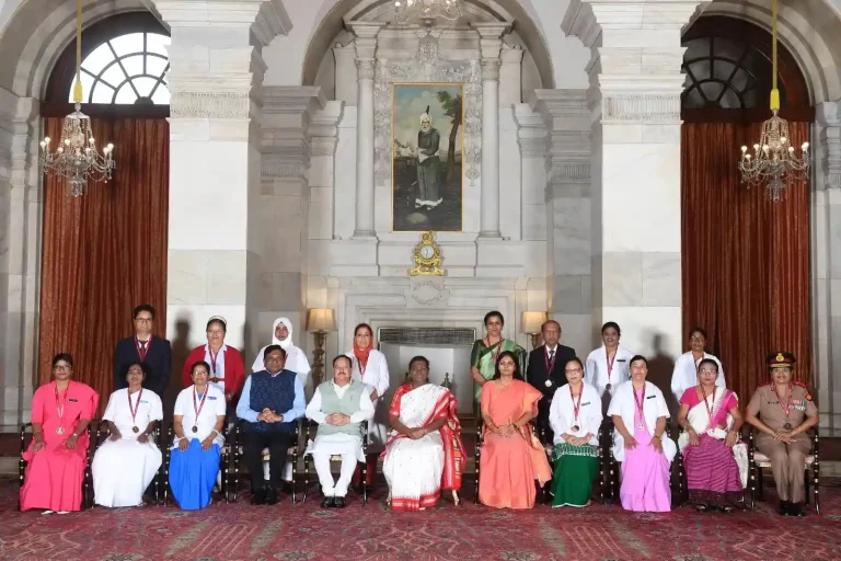 President presented National Florence Nightingale Awards 2024