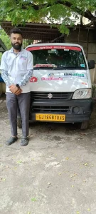 Successful completion of 12 years of 'Khilkhilat' service of EMRI Green Health Services in Surat