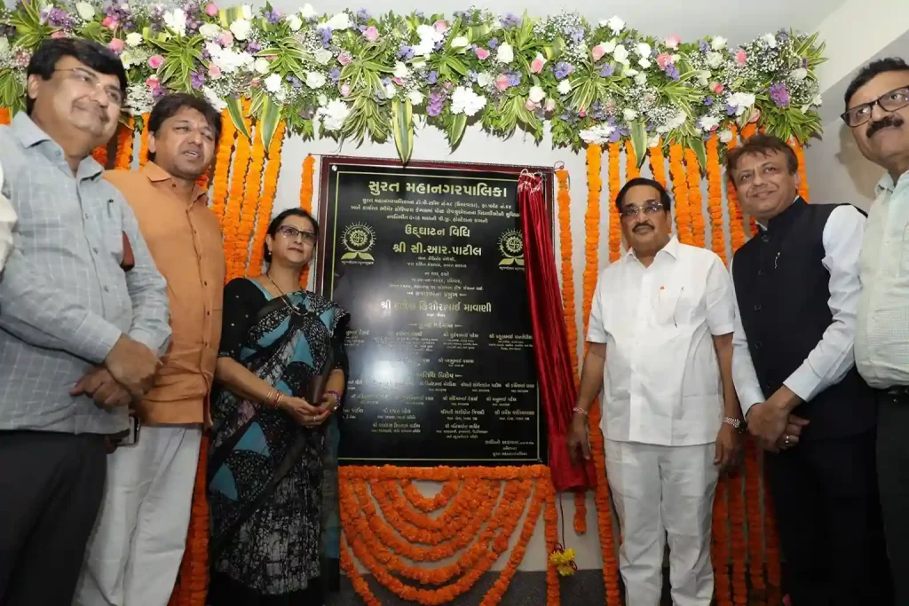 Union Minister CR Patil inaugurated the PG Hostel for post graduation students at SMIMER Hospital in Surat.