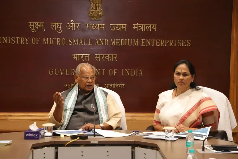 Union Minister Shri Jitan Ram Manjhi reviewed the performance of KVI sector and preparations for Khadi Festival, 2024