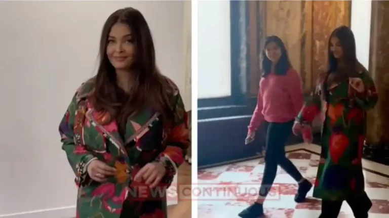 aishwarya rai aaradhya bachchan make stylish entry at paris fashion week