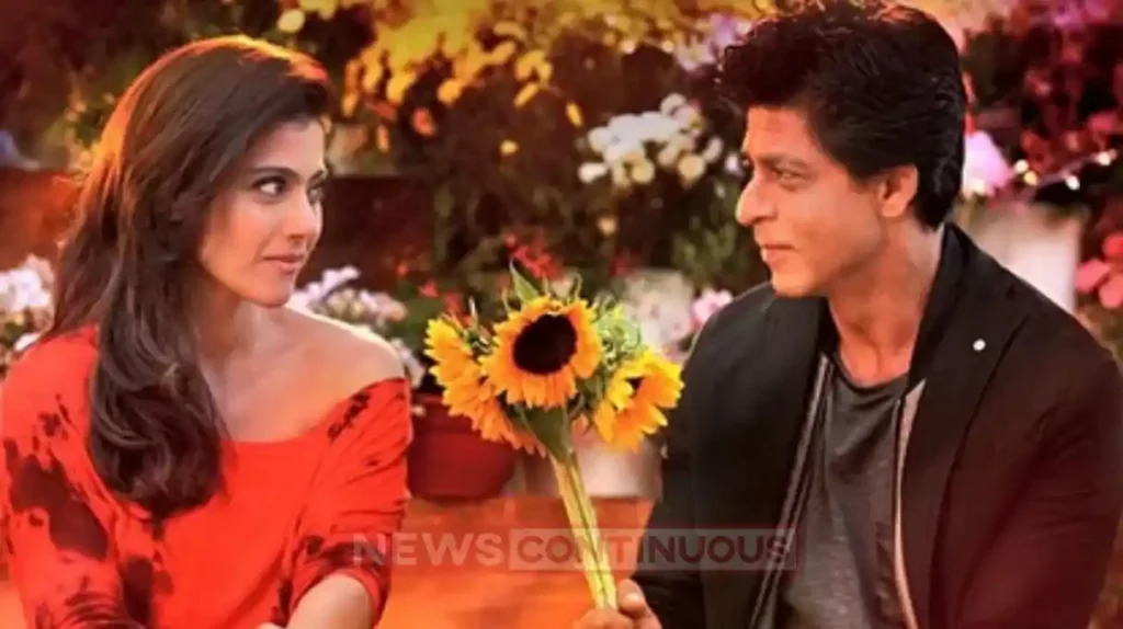 srk life saved by kajol from falling off a waterfall while shooting dilwale
