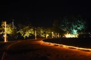 Celebrating Gujarat Vikas Saptah, colorful scenic lighting at these important places in the state. See photos