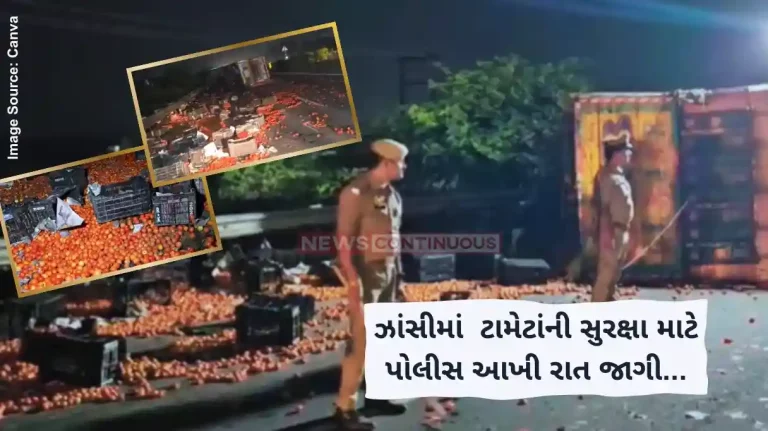 Jhansi Tomato Security The Police Stayed Up All Night To Protect tomatoes in Jhansi