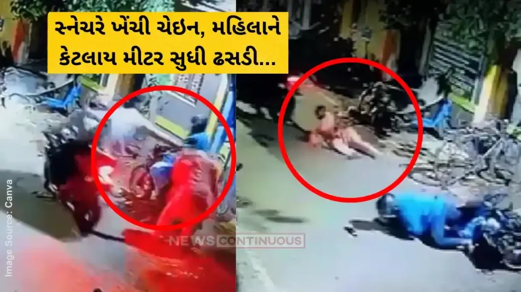 Madurai Chain-Snatching Woman dragged for several meters during chain-snatching bid in Madurai