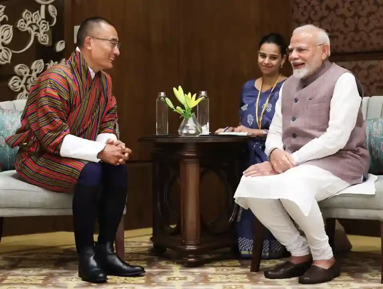 PM Modi meets Bhutan PM Tshering Tobgay