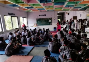 PM Shri Kendriya Vidyalaya, Ahmedabad camp organized cleaning campaign on Gandhi Jayanti and Lal Bahadur Shastriji.
