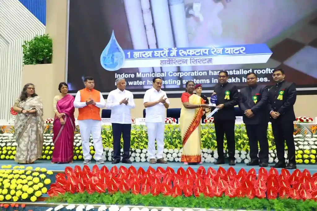 President Droupadi Murmu presented the National Water Awards