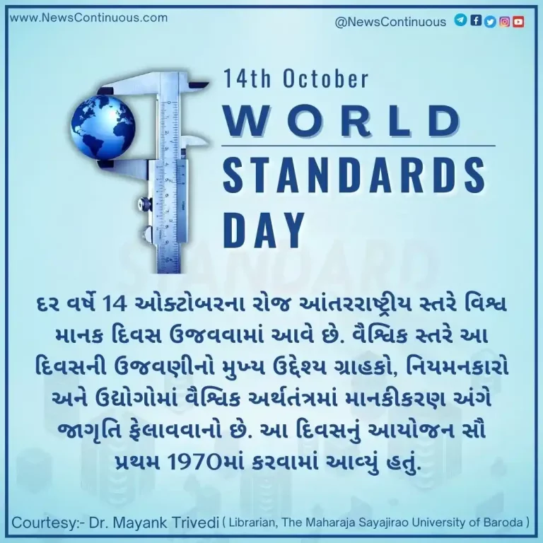 Today is World Standards Day; Know the history of this day