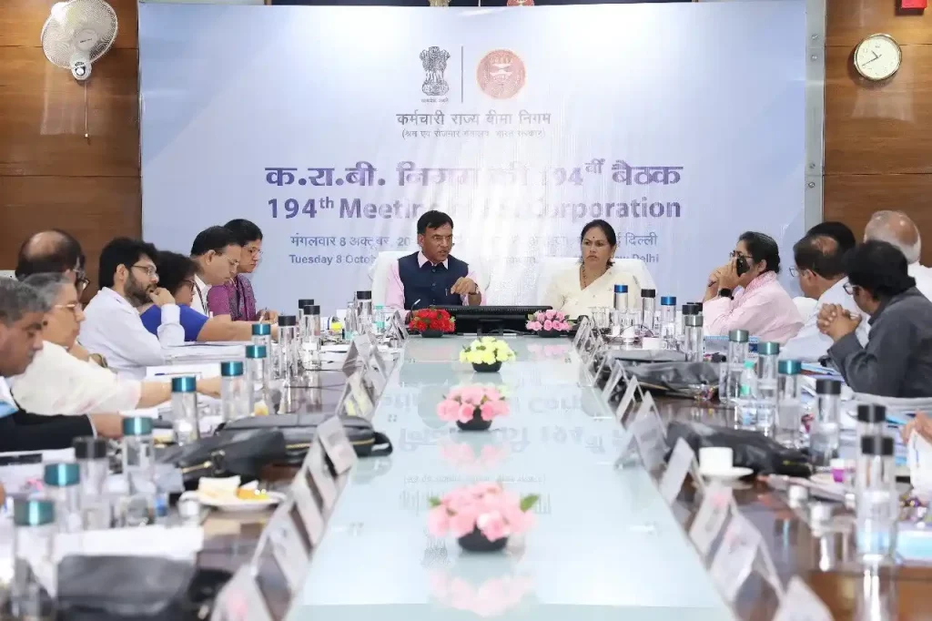 Union Minister Dr. Mansukh Mandaviya presided over the 194th meeting of ESIC