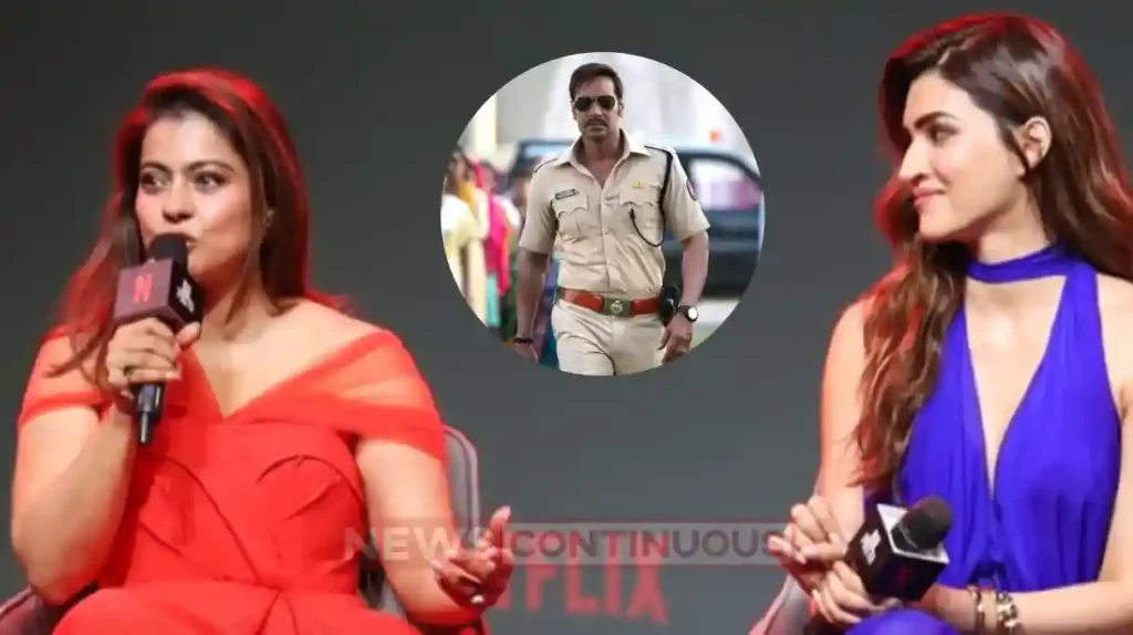 kajol calles herself real singham at do patti trailer launch