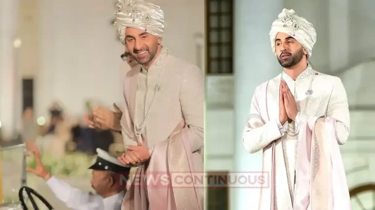 ranbir kapoor dances as groom at a fashion event
