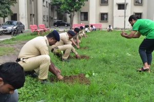 this environment lover Virag Madhumalati from Mumbai walked 364 kilometers and planted trees in Surat, see photos.