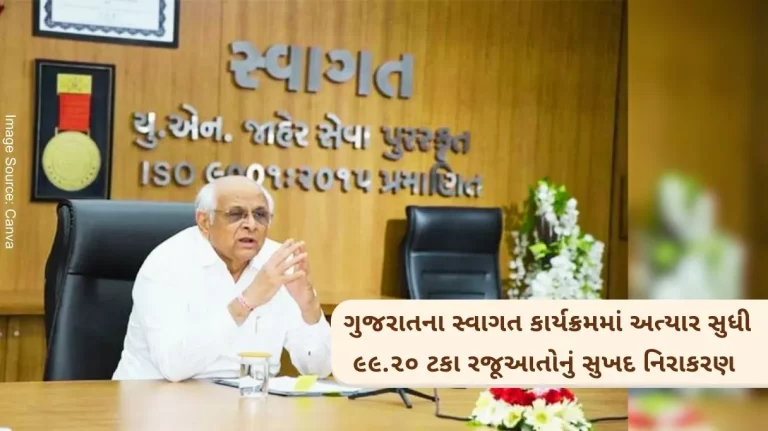 under this Gujarat Swagat Program the problems of more than 6 lakh citizens have been solved with sensitivity and amicable solutions.