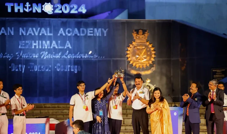A grand finale to Indian Navy Quiz - Think 2024 at Indian Naval Academy