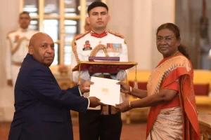 Ambassadors of six nations presented their credentials to the President of India Droupadi Murmu