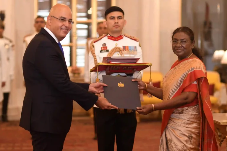 Ambassadors of six nations presented their credentials to the President of India Droupadi Murmu