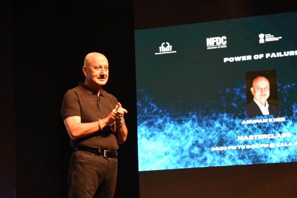 Failure is an event, never a person - veteran actor Anupam Kher at IFFI 2024