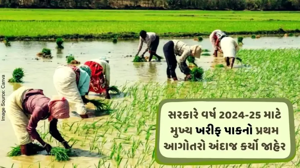Government released first advance estimate of major Kharif crops for the year 2024-25