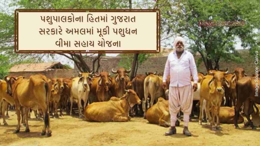 Gujarat Government has implemented a new “Livestock Insurance assistance Scheme” for animal husbandry
