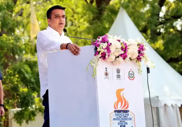 Minister of State for Home Harsh Sanghvi will rehabilitate 29 tribal families who left the village with dignity Minister of State for Home Harsh Sanghvi will rehabilitate 29 tribal families who left the village with dignity
