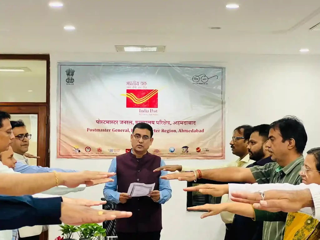 Indian Postal Department celebrated Constitution Day read Preamble of the Constitution