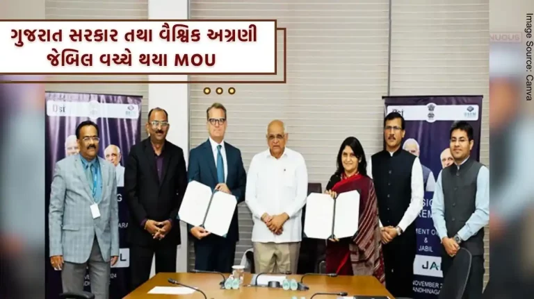 MOU was signed between Science and Technology Department of Gujarat and global leader Jabil