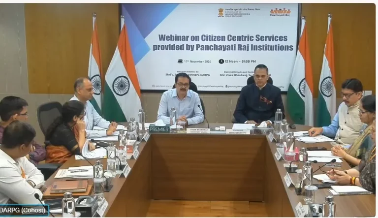 Organized Webinar on Digital Integration, MoPR Secretary Vivek Bharadwaj addressed.
