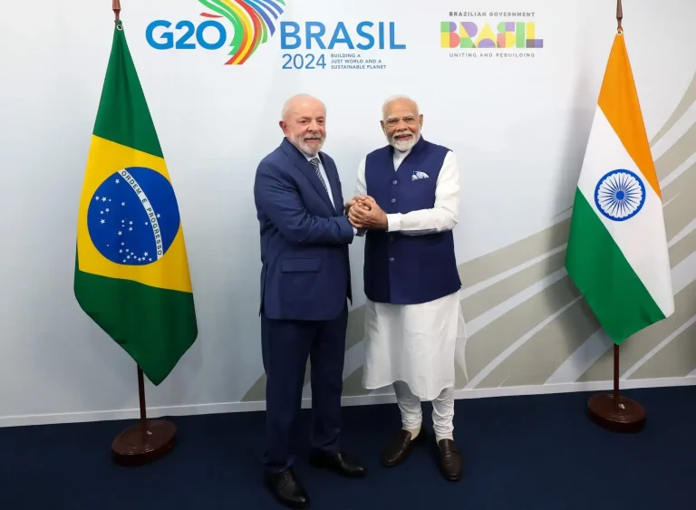 PM Modi met the President of Brazil Luiz Inacio Lula da Silva