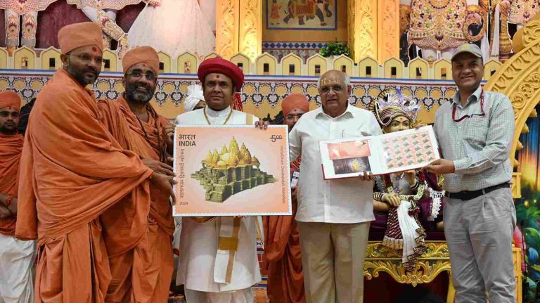 Department of Posts Releases Commemorative Postage Stamps on Vadtaldham Bicentenary Festival