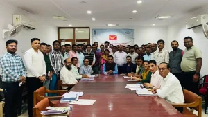 Postmaster General Krishna Kumar Yadav reviewed the progress of postal services in North Gujarat