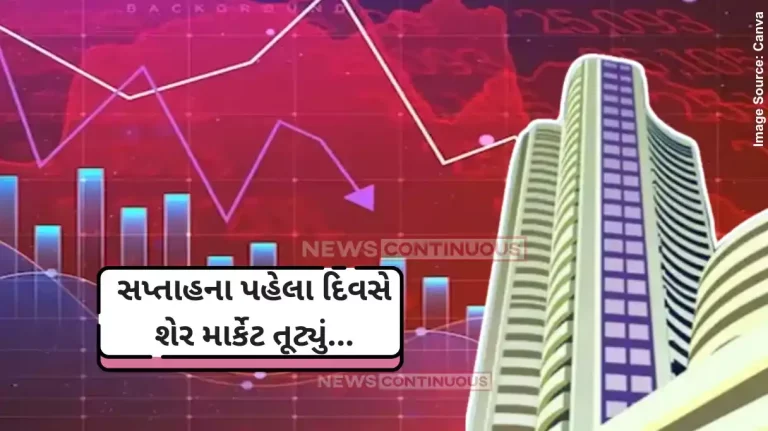 Share Market Down Sensex down 240 pts, Nifty ends below 23500 Share Market Down Sensex down 240 pts, Nifty ends below 23500