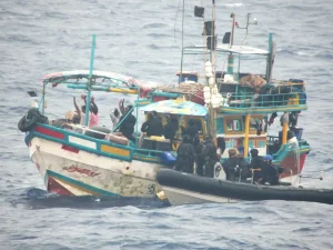 Successful anti-narcotics operation by Indian and Sri Lankan navies