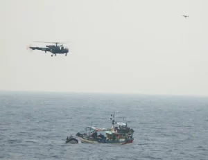 Successful anti-narcotics operation by Indian and Sri Lankan navies