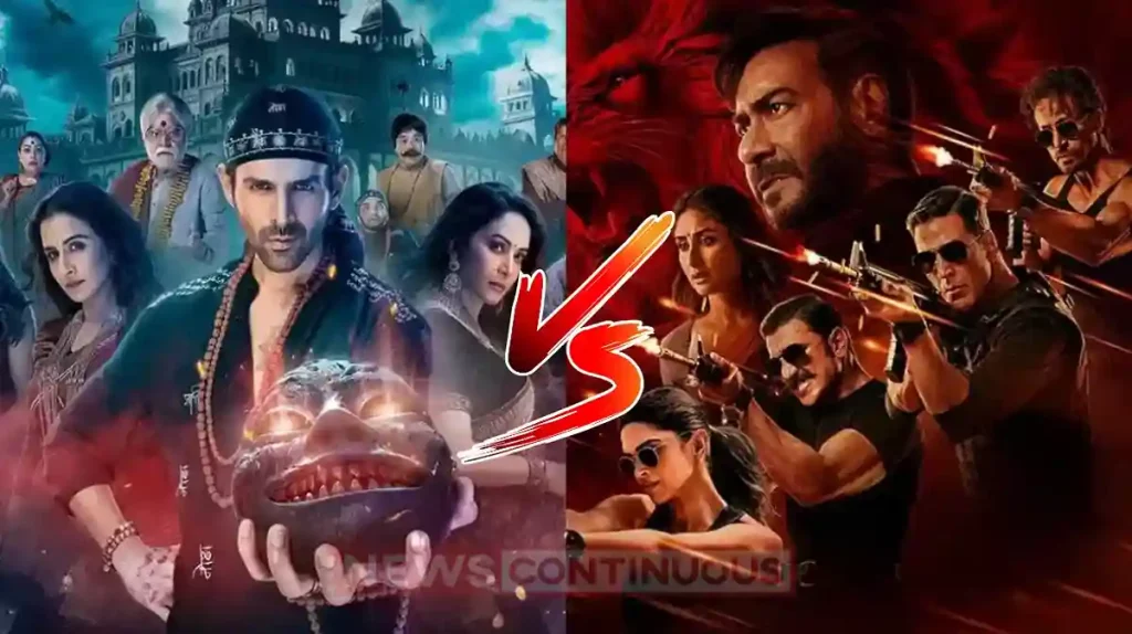 bhool bhulaiyaa 3 and singham again box office collection day 3