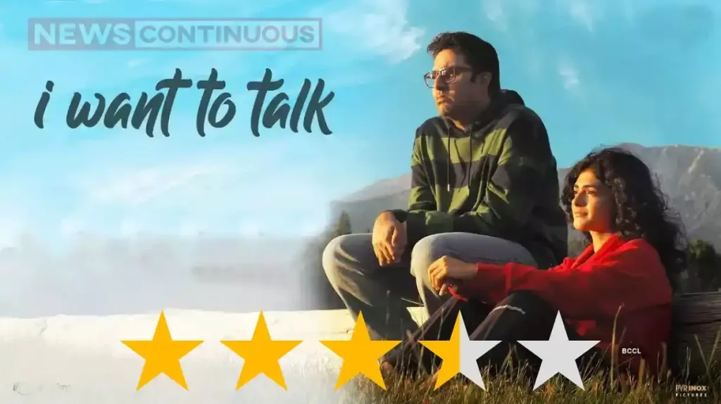 i want to talk review abhishek bachchan performance win heart