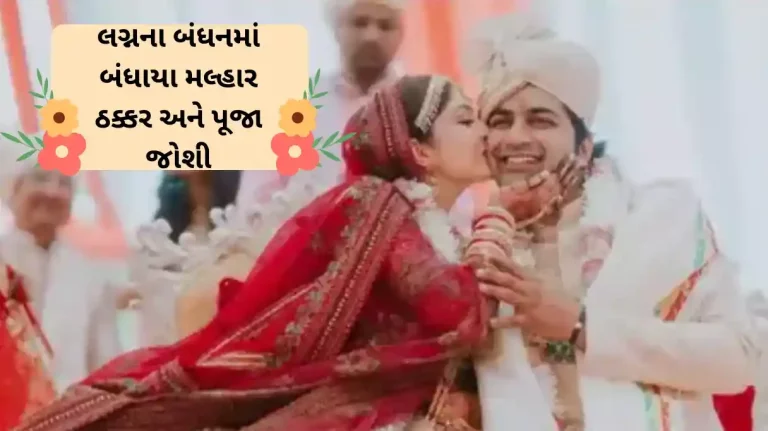 malhar thakar puja joshi tie the knot pics viral