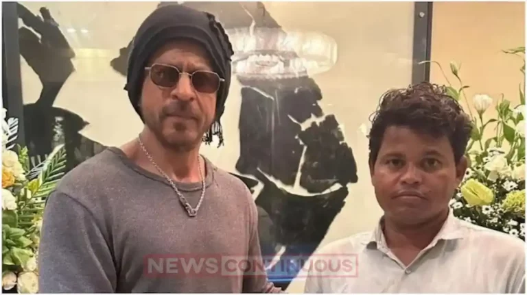 shahrukh khan met his fan who waits for 3 months outside mannat