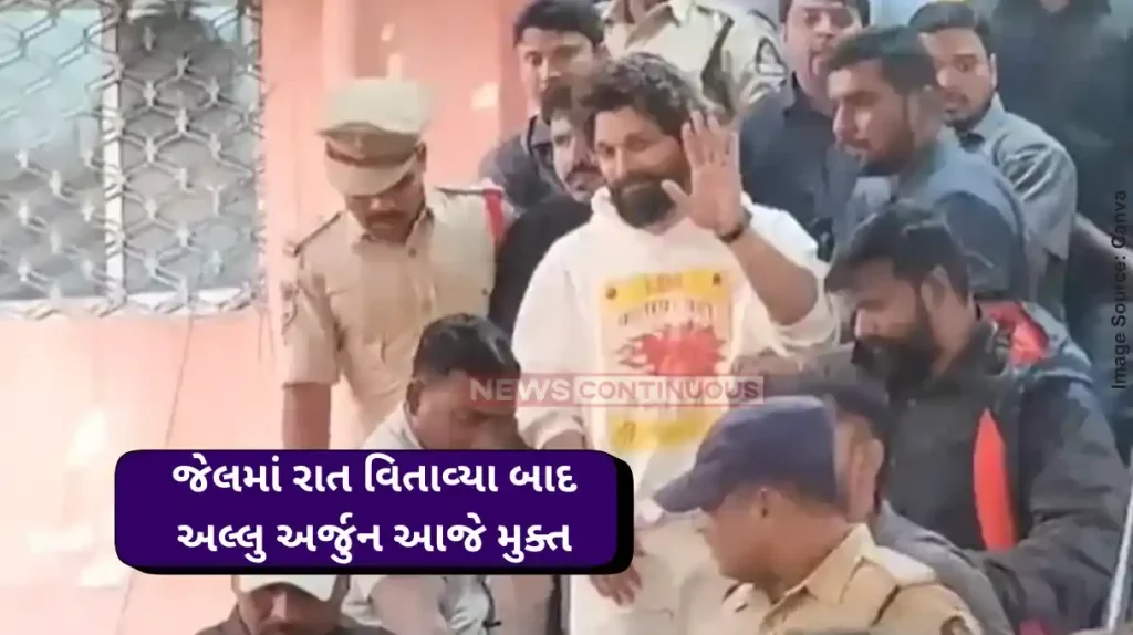 Allu Arjun Released Hyderabad stampede case , Actor Allu Arjun released from Chanchalguda Jail
