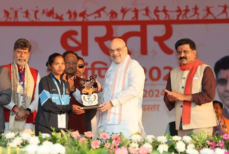 Amit Shah attended the closing ceremony of Bastar Olympics in Jagdalpur, Chhattisgarh as Chief Guest. Amit Shah attended the closing ceremony of Bastar Olympics in Jagdalpur, Chhattisgarh as Chief Guest.