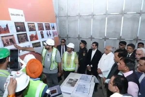 Chief Minister Shri Bhupendra Patel reviewed the progress of the country's first National Maritime Heritage Complex (NMHC) under construction at Lothal