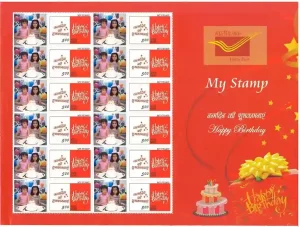Create personalized My Stamps now to commemorate birthdays, anniversaries and weddings - India Post