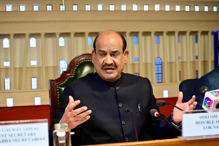 Lok Sabha Speaker Om Birla addressed the training officers of Indian Forest Service