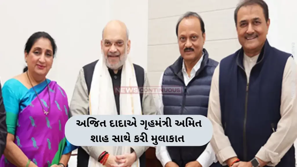 Maharashtra Cabinet ExpansionNCP leader Praful Patel, Maharashtra Dy CM Ajit Pawar met Amit Shah in Delhi