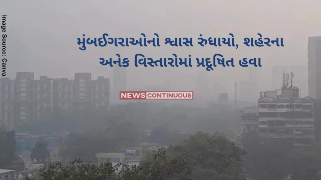 Mumbai Air Pollution dust from West Asia triggers smog, Lowering air quality across Mumbai