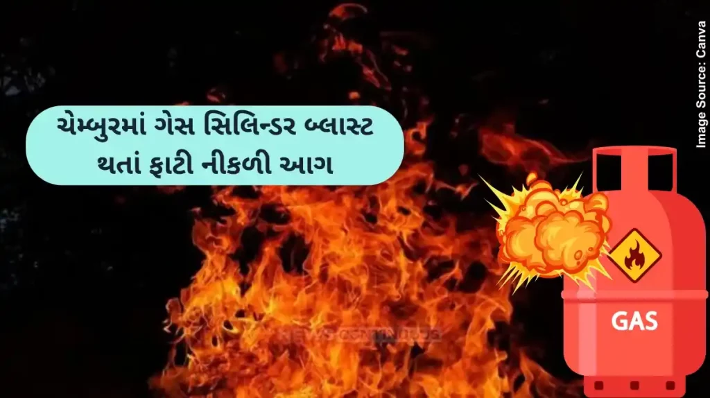 Mumbai Cylinder Blast One persons injured in cylinder blast in chembur, Mumbai