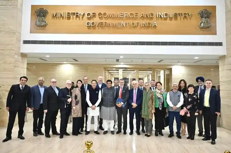 Piyush Goyal interacted with Ambassadors of the European Commission Delegation and Member States of the European Union